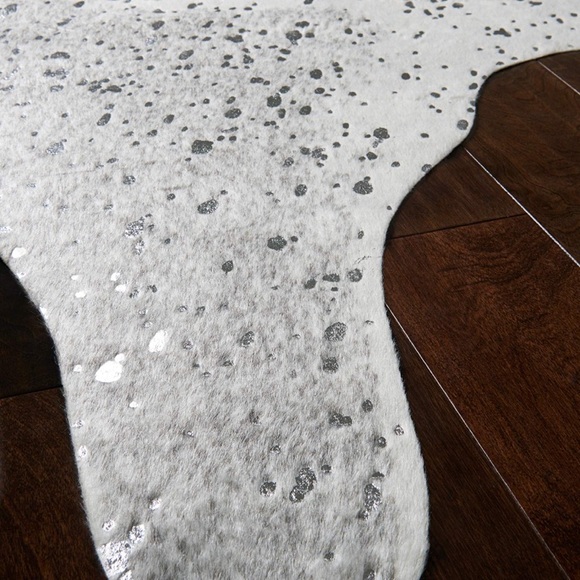 Genuine Natural Pink Skin Cowhide Rug Area Rug ) - Picture 8 of 10